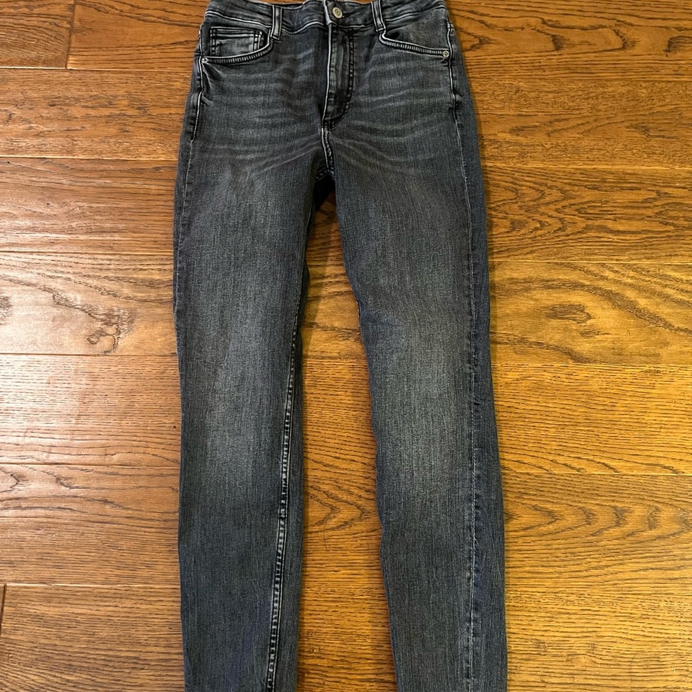 Zara Dark Gray Women's Skinny‎ Jeans